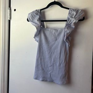 Ruffle sleeve tank!